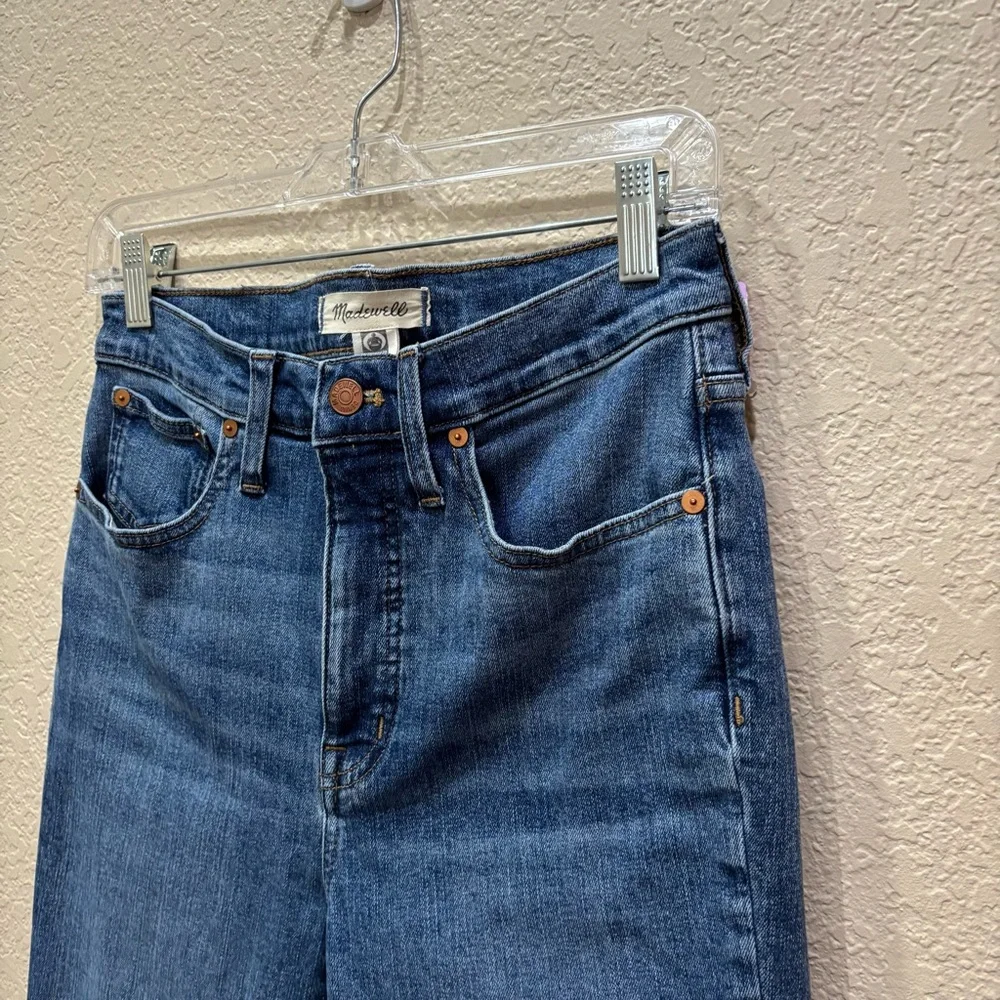 Madewell Vintage Cali Demi-Boot Subtle Flare Jeans 27 Tall - Picture 4 of 10
